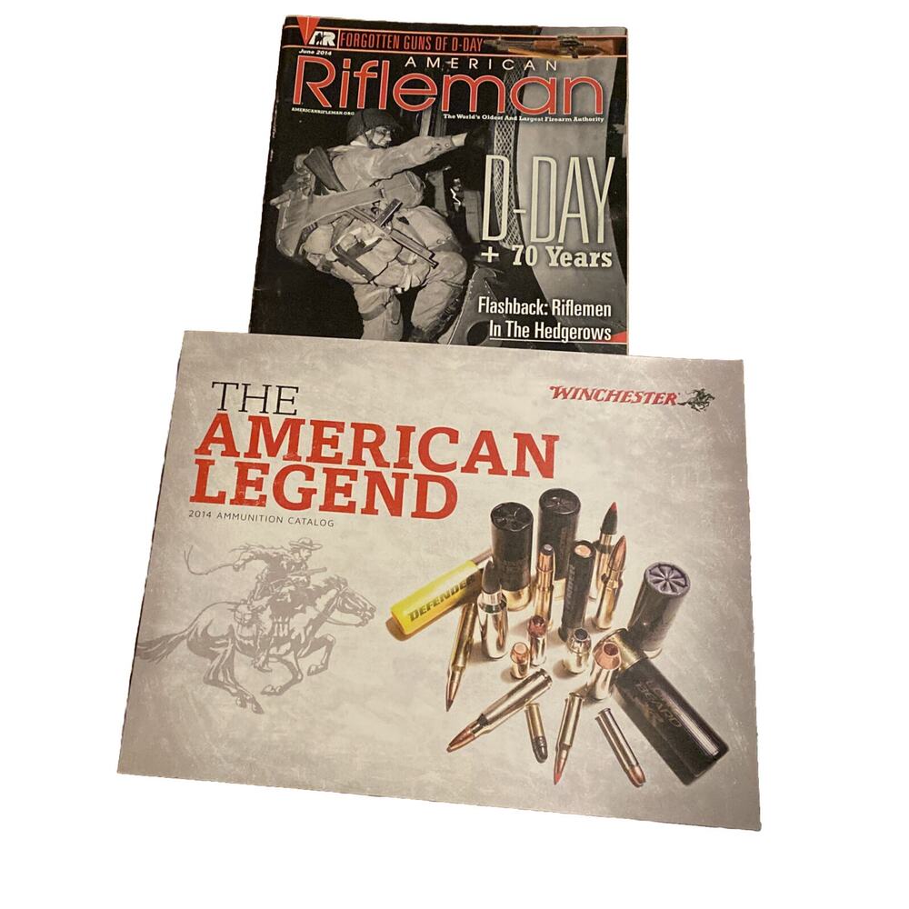 American Rifleman Magazine June 2014‎ Forgotten Guns of D-Day Winchester Catalog
